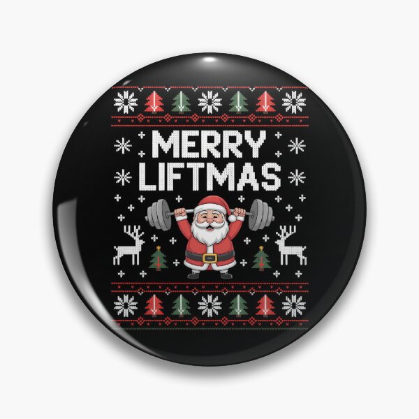 Item preview, Ugly Christmas GYM Lovers, Weightlifters Merry Liftmas Christmas designed and sold by Bandikonsalez.