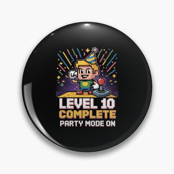 Item preview, Level 10 Complete – Party Mode On designed and sold by RayArmstrong.