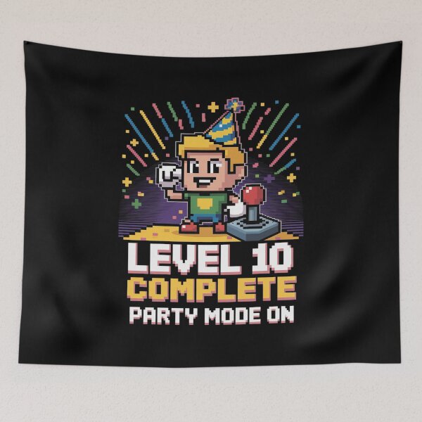Item preview, Level 10 Complete – Party Mode On designed and sold by RayArmstrong.
