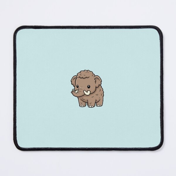 Item preview, Cute Baby Woolly Mammoth Cartoon With Big Eyes designed and sold by LightArt25.