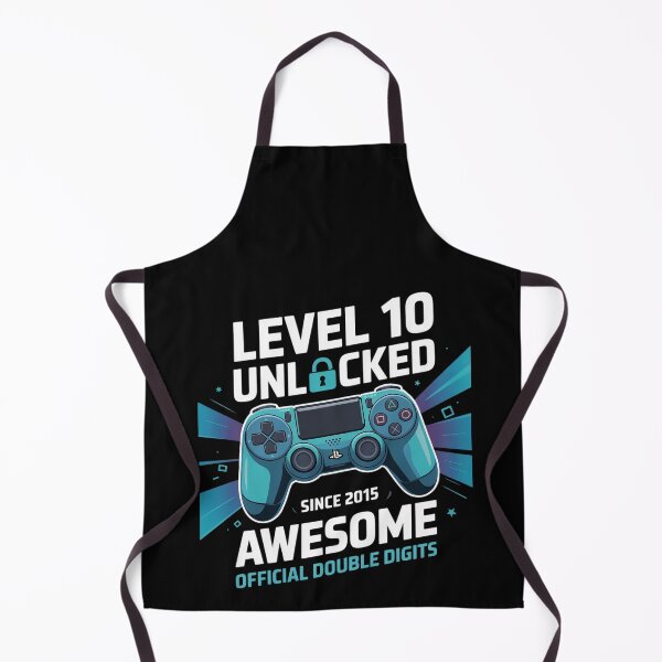 Item preview, Level 10 Unlocked Awesome Since 2015 10th Birthday Gaming 3 designed and sold by khorbiasieno.