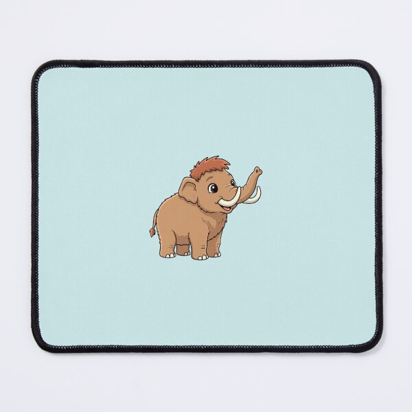 Item preview, Cute Baby Woolly Mammoth Cartoon With Big Eyes designed and sold by LightArt25.