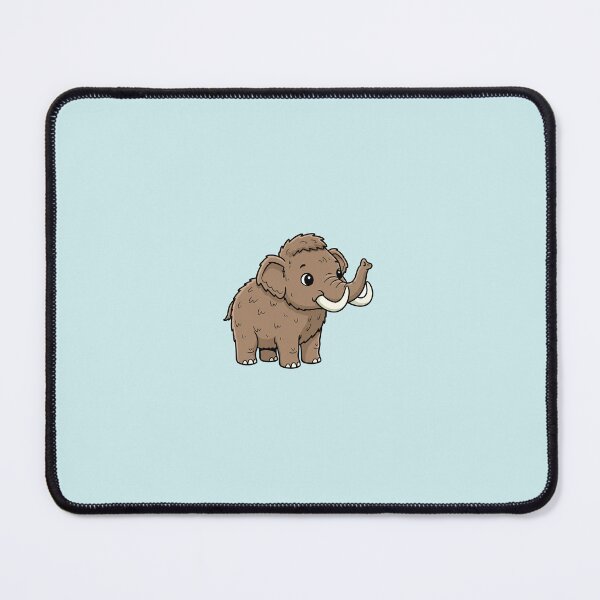 Item preview, Cute Baby Woolly Mammoth Cartoon With Big Eyes designed and sold by LightArt25.