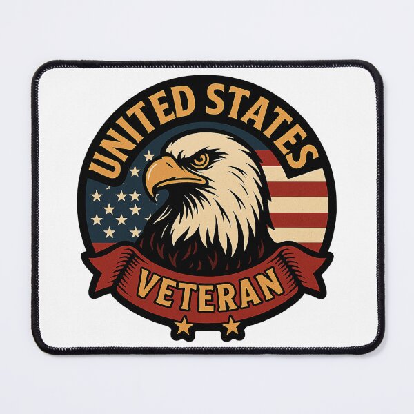 Item preview, Proud U.S. Veteran Eagle designed and sold by getpressedshirt.