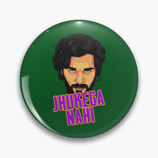 Item preview, Allu Arjun Pushpa Jhukega Nahi Oversized  designed and sold by HappyBoxShop22.