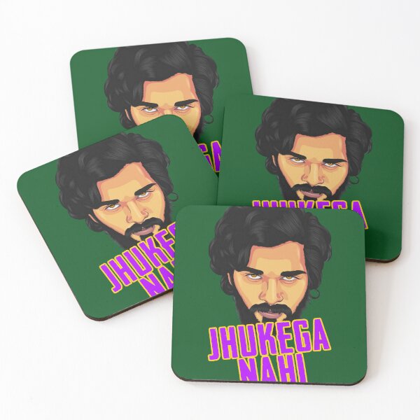 Item preview, Allu Arjun Pushpa Jhukega Nahi Oversized  designed and sold by HappyBoxShop22.