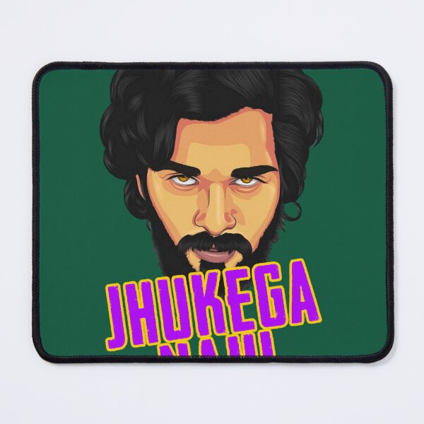 Item preview, Allu Arjun Pushpa Jhukega Nahi Oversized  designed and sold by HappyBoxShop22.