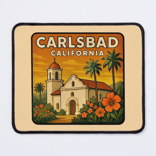 Item preview, Carlsbad, California - Coastal Charm designed and sold by Myra365Art.