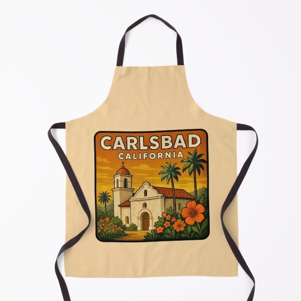 Item preview, Carlsbad, California - Coastal Charm designed and sold by Myra365Art.