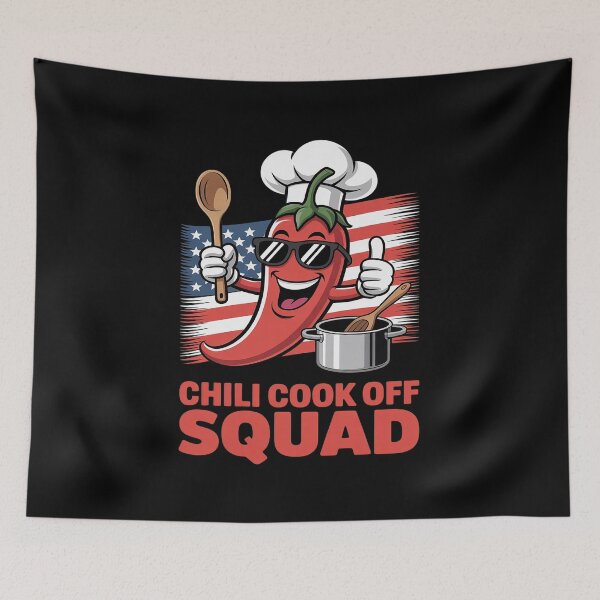 Item preview, Chili Cook Off Squad Contest Cookoff Judge American Flag USA designed and sold by ticlitule.