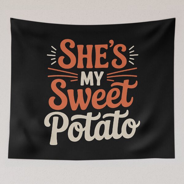 Item preview, She's My Sweet Potato I YAM Thanksgiving Couples Matching designed and sold by BakeryDozen.