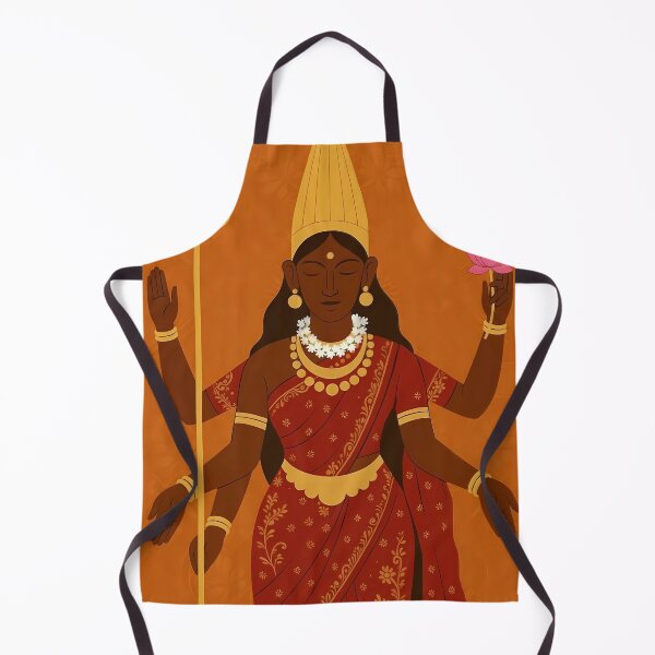 Item preview, Goddess Lakshmi with Lotus and Trident designed and sold by REDCLASH2002.