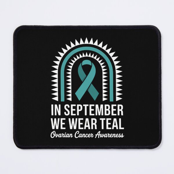 Item preview, Ovarian Cancer Awareness Cute Rainbow designed and sold by DoorwayThreads.