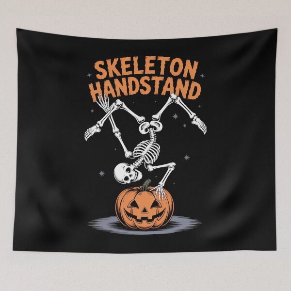 Item preview, Namaste Skeleton Yoga Skull Halloween Pumpkin Peace designed and sold by Moon-Ape.