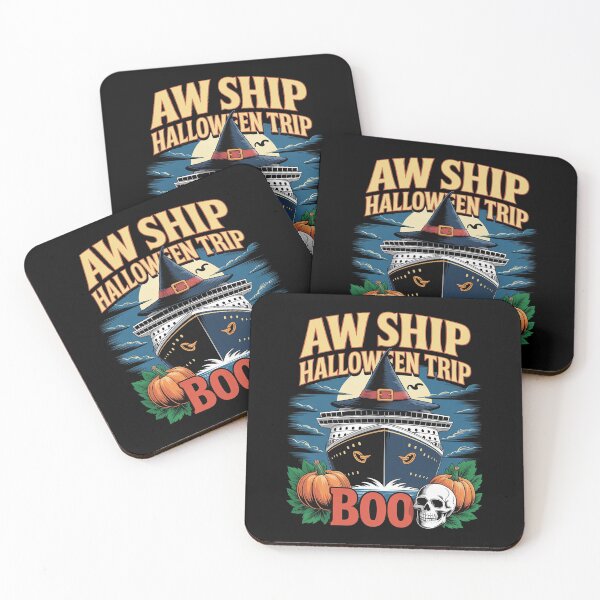 Item preview, Happy Halloween Aw Ship Halloween Trip Spooky Pumpkin Cruise designed and sold by BeetleMalon.