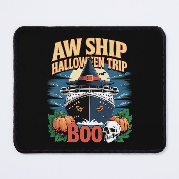 Item preview, Happy Halloween Aw Ship Halloween Trip Spooky Pumpkin Cruise designed and sold by BeetleMalon.