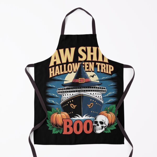 Item preview, Happy Halloween Aw Ship Halloween Trip Spooky Pumpkin Cruise designed and sold by BeetleMalon.