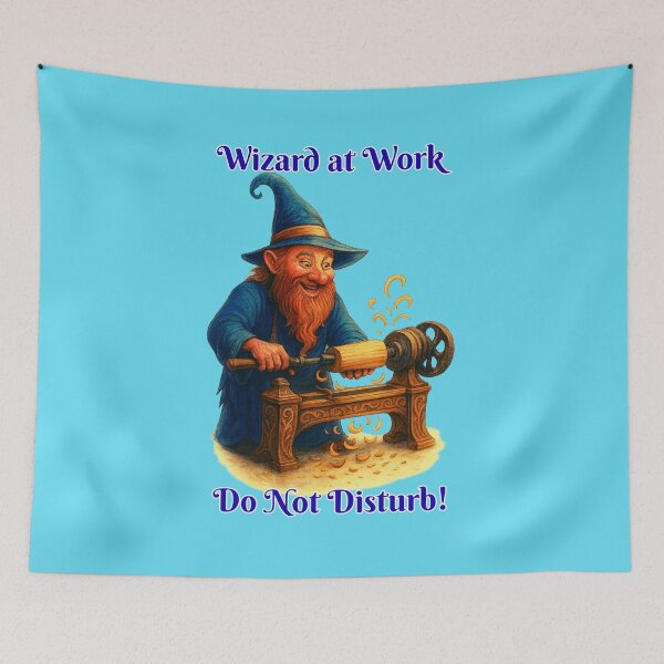 Item preview, Wizard at Work. Do Not Disturb! designed and sold by Brickroad Dsigns.