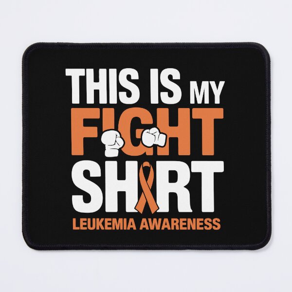 Item preview, This Is My Fight Shirt Retro Orange Ribbon Leukemia Awareness Cancer Support designed and sold by tmerchtrends.