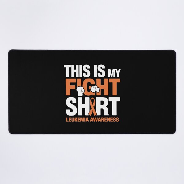 Item preview, This Is My Fight Shirt Retro Orange Ribbon Leukemia Awareness Cancer Support designed and sold by tmerchtrends.