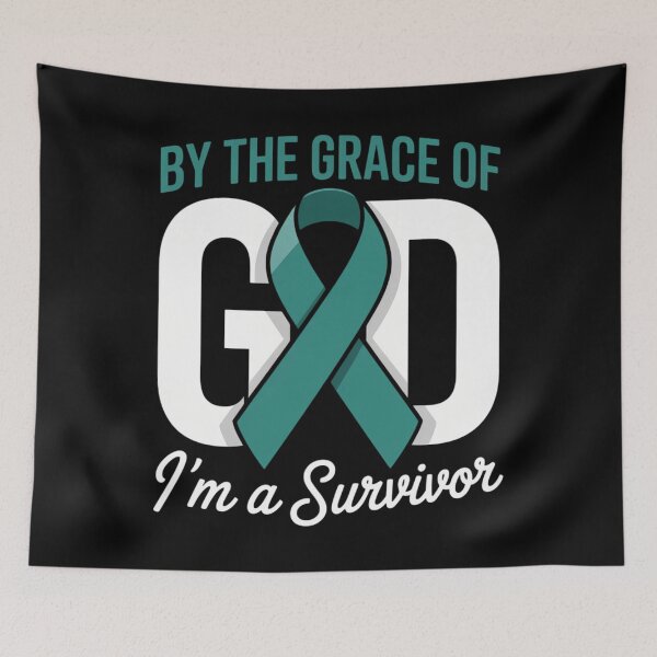 Item preview, Ovarian Cancer Awareness Month Survivor designed and sold by DoorwayThreads.