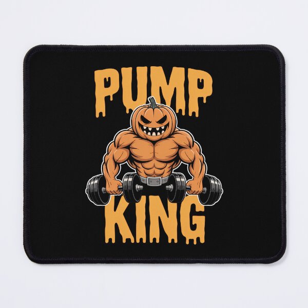 Item preview, Pump King Halloween Gym Workout Lifting Pumpkin Pun designed and sold by Moon-Ape.