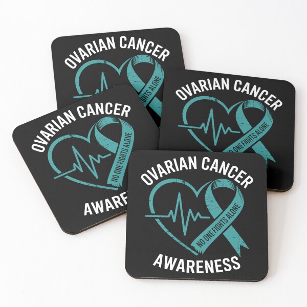 Item preview, Ovarian Cancer Awareness Ribbon Support Family designed and sold by DoorwayThreads.