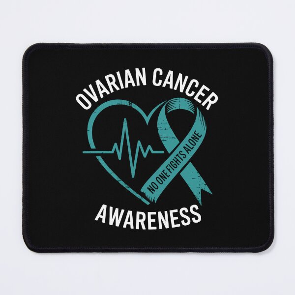 Item preview, Ovarian Cancer Awareness Ribbon Support Family designed and sold by DoorwayThreads.