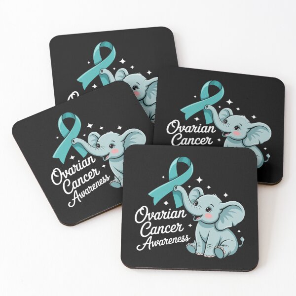 Item preview, Ovarian Cancer Awareness Ribbon Support Squad designed and sold by DoorwayThreads.
