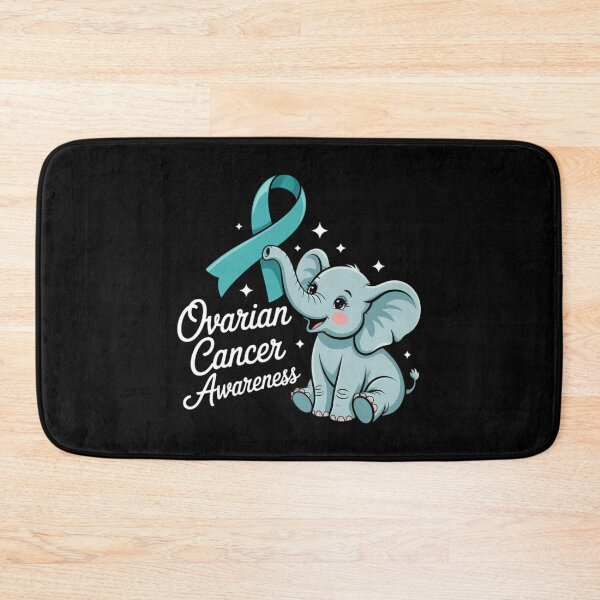 Item preview, Ovarian Cancer Awareness Ribbon Support Squad designed and sold by DoorwayThreads.