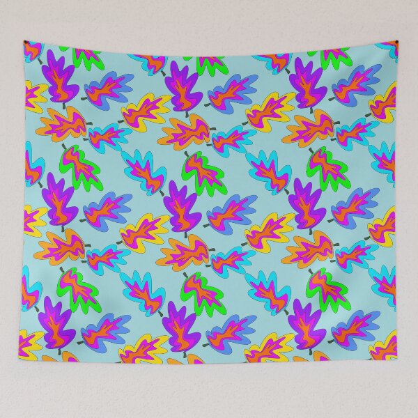 Item preview, Multi-colored seamless screen-printed canvas pattern designed and sold by Toyney.