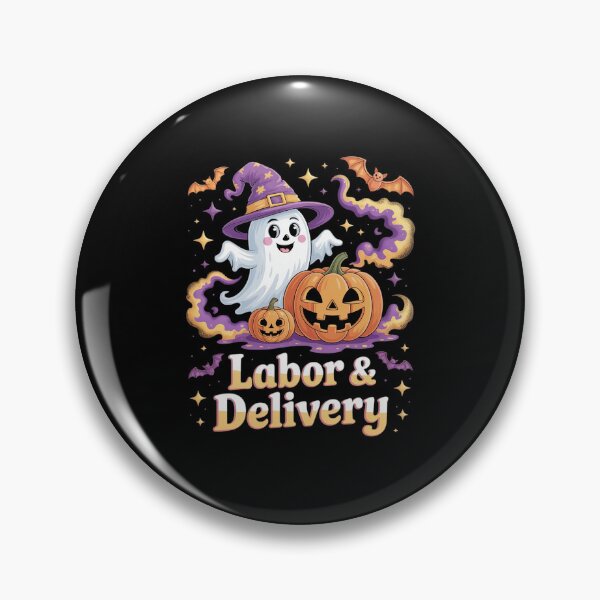 Item preview, Labor and Delivery Nurse Pumpkin Ghost L&D Nurse designed and sold by marcusry.