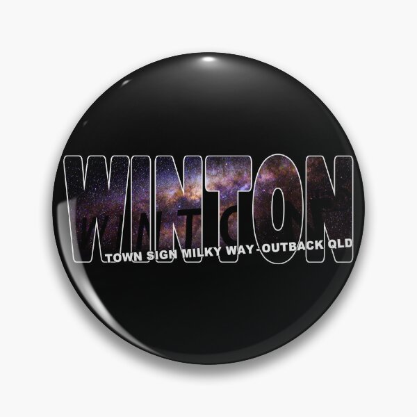 Item preview, WINTON Town Sign Milky Way Outback QLD - Australia Dark Sky designed and sold by Adam Gormley.