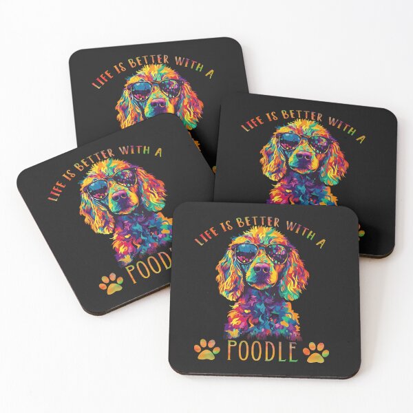 Item preview, Colorful Poodle Dog Lover T-Shirt designed and sold by LarryMBrown.