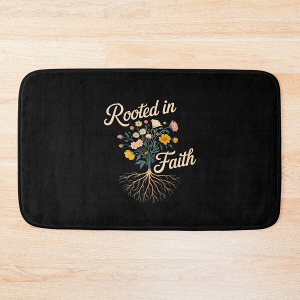 Item preview, Christian Watercolor Pastel Flowers Rooted in Faith designed and sold by BiellaSar.