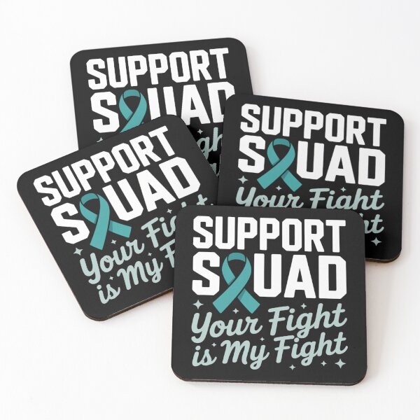 Item preview, Ovarian Cancer Support Squad Ovarian Cancer Awareness designed and sold by WalshDrawnLaugh.