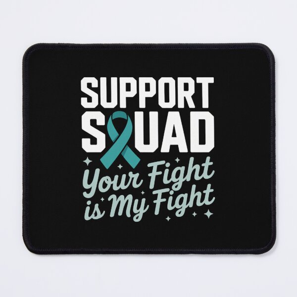 Item preview, Ovarian Cancer Support Squad Ovarian Cancer Awareness designed and sold by WalshDrawnLaugh.