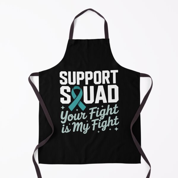Item preview, Ovarian Cancer Support Squad Ovarian Cancer Awareness designed and sold by WalshDrawnLaugh.