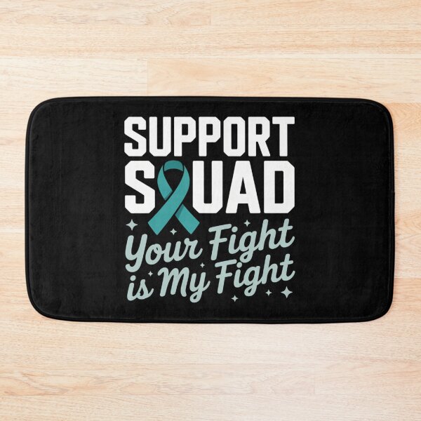 Item preview, Ovarian Cancer Support Squad Ovarian Cancer Awareness designed and sold by WalshDrawnLaugh.