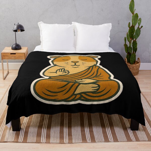 Item preview, Cute Zen Animal Meditation Buddha Art: Guinea Pig designed and sold by PinUpPizzazz.