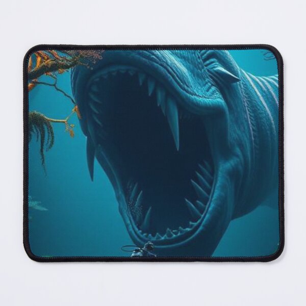 Item preview, Face to Face — Diver Confronts the Sea Serpent designed and sold by Jeff's Good Mojo Dojo.