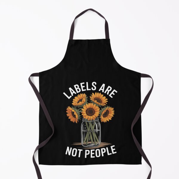 Item preview, Labels are for Jars not People Sunflower jar Flower Lovers designed and sold by khorbiasieno.