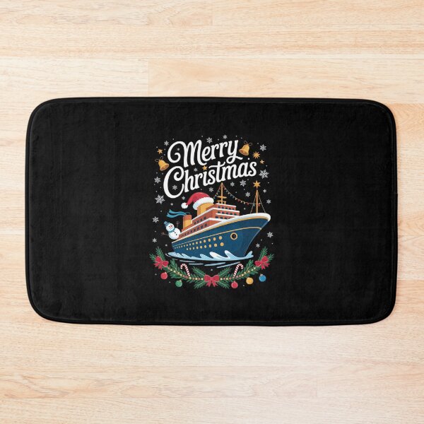 Item preview, Merry Cruisemas Xmas Lighting Santa Cruise Ship Christmas designed and sold by BeetleMalon.