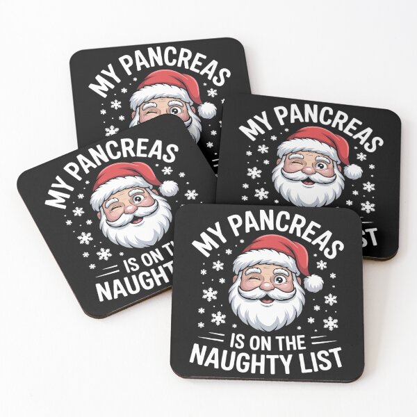 Item preview, Pancreas Cute Christmas Type 1 Diabetes designed and sold by WalshDrawnLaugh.