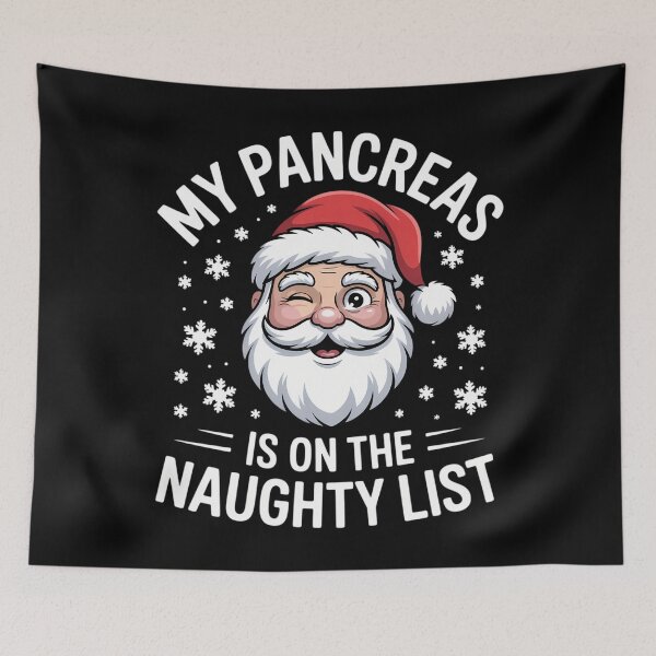 Item preview, Pancreas Cute Christmas Type 1 Diabetes designed and sold by WalshDrawnLaugh.