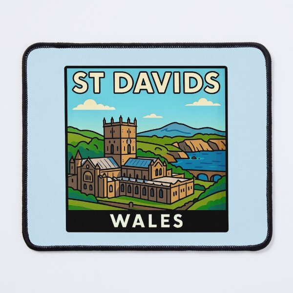 Item preview, St Davids, Wales - Cathedral & Coast designed and sold by Myra365Art.