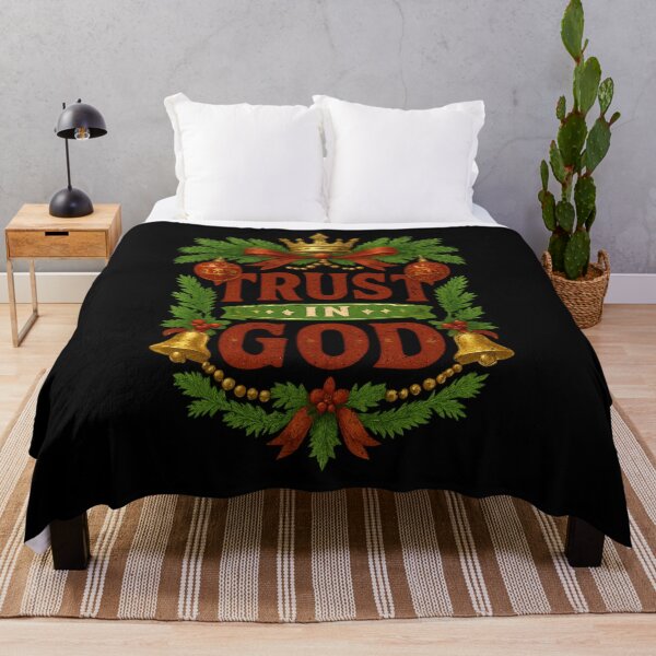 Item preview, Trust in God Christmas Vintage Religious Faith  designed and sold by SpeakingPrint2.