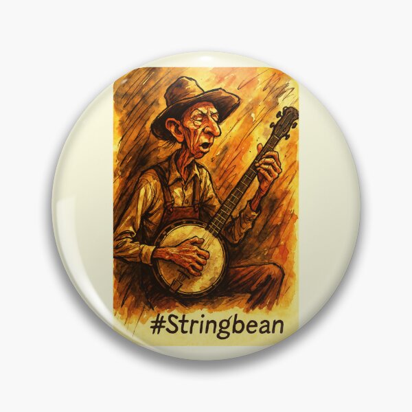 Item preview, Stringbean - Old time Banjo musician designed and sold by Sarcastic designs.