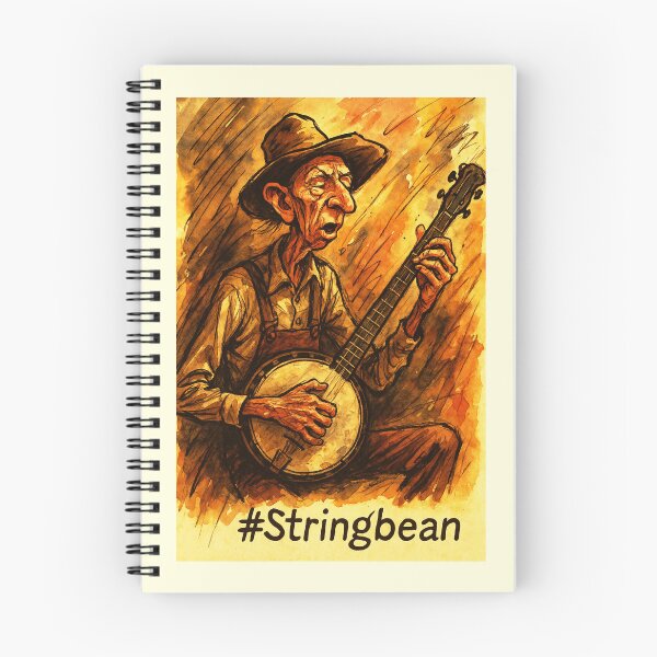 Item preview, Stringbean - Old time Banjo musician designed and sold by Sarcastic designs.