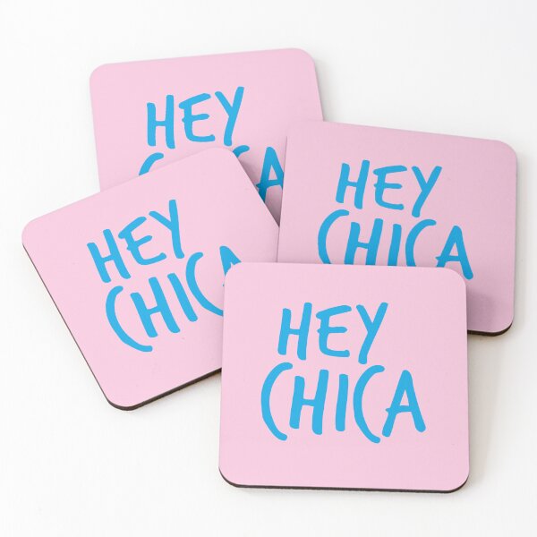 Item preview, Hey Chica Fun Spanish Greeting Typography designed and sold by Mantra Mama.
